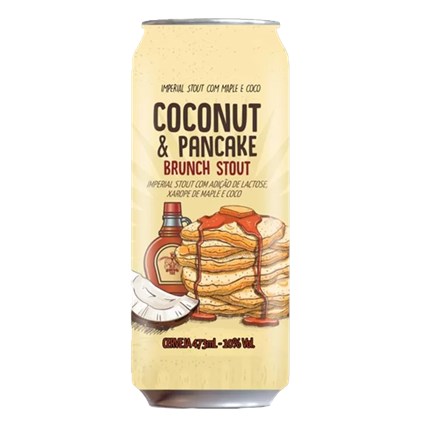 Imagem de Cerveja 5 Elementos Coconut & Pancake Imperial Stout Lata 473ml