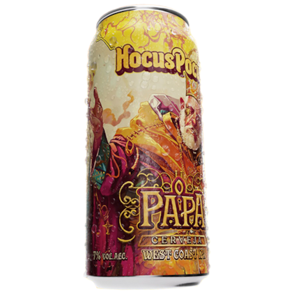 Imagem de Cerveja Hocus Pocus O Papa West Coast IPA Lata 473ml