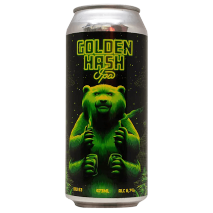 Imagem de Cerveja Joy Project Brewing Golden Hash West Coast IPA Lata 473ml