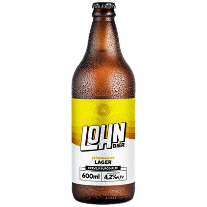 Imagem de Cerveja Lohn Bier Premium Lager Garrafa 600ml