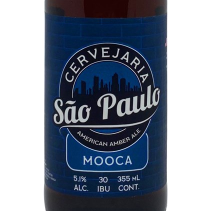 Imagem de Cerveja São Paulo Mooca American Amber ALE Garrafa 355ml