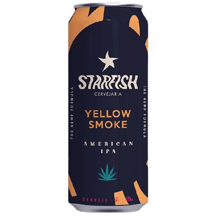 Imagem de Cerveja Starfish Yellow Smoke American IPA Lata 473ml
