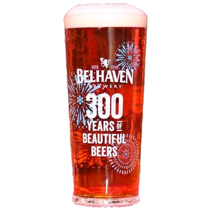 Imagem de Copo de Cerveja Belhaven 300 Years of Beautiful Beers 568ml