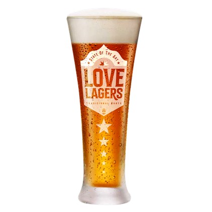 Imagem de Copo de Cerveja Love Lagers 400ml