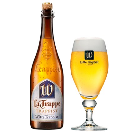 Imagem de Kit de Cerveja La Trappe Witte 750ml Com Taça Original Grátis