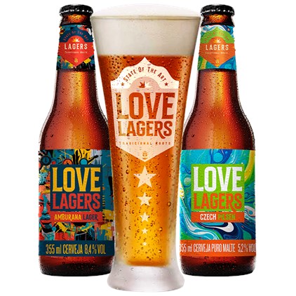Imagem de Kit de Cervejas Love Lagers - Compre 2 e Leve Copo Exclusivo
