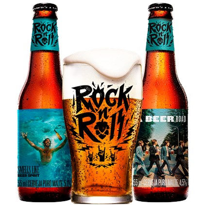 Imagem de Kit de Cervejas Rock'n Roll - Compre 2 e Leve Copo