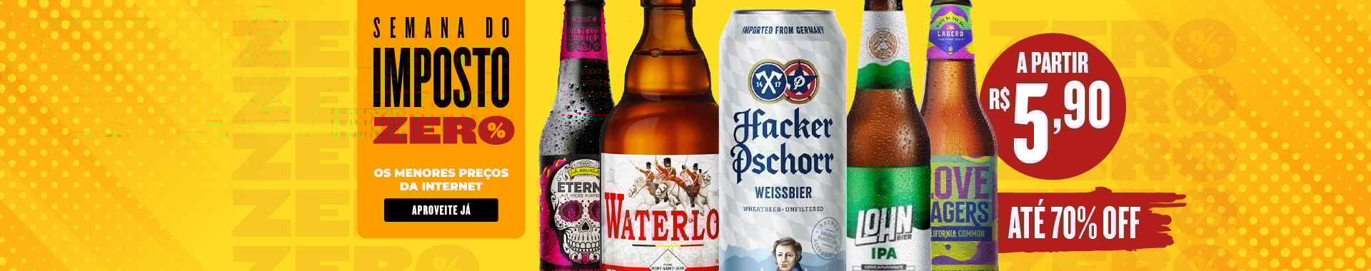 IMPOSTO ZERO - promocao de cerveja