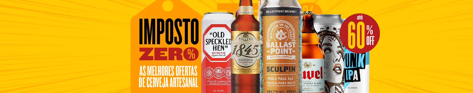 Imposto Zero - promocao de cerveja