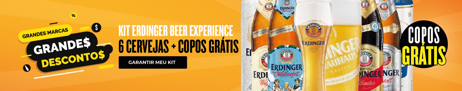 Erdinger beer - banner home
