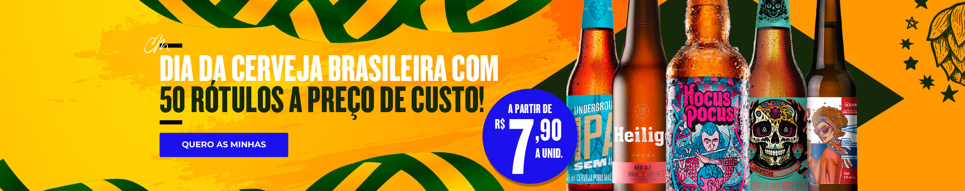 Cerveja Brasileira - Banner Home