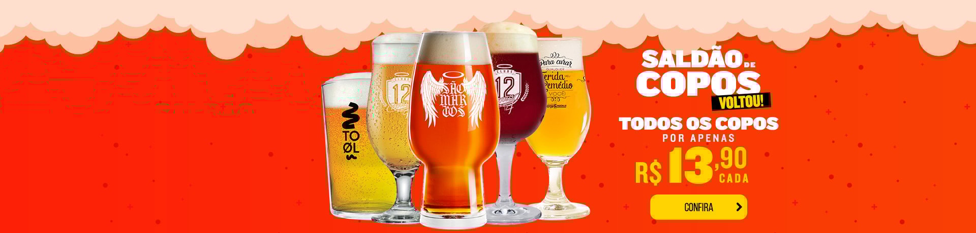 Saldao de Copos - Home Desktop