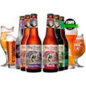 Assinatura Caixa da Alegria 4 Cervejas e 1 Copo (12 Cervejas Grátis, uma por mês)