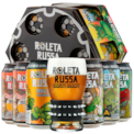 Kit Tambor Roleta Russa 6 Cervejas + Copo Original da Marca