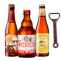 Kit de Cervejas Belgas com Abridor Grátis