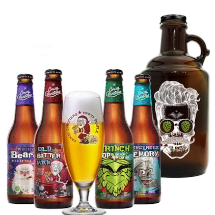 Assinatura Beer Pack - Cervejas com Growler Caveira (Semestral)