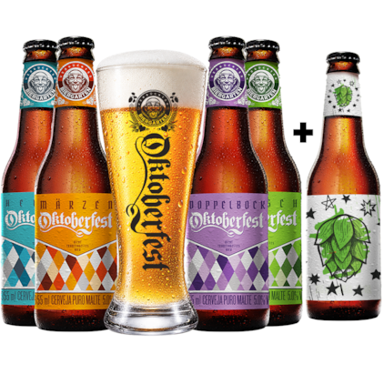 Assinatura Caixa da Alegria 4 Cervejas e 1 Copo (12 Cervejas Grátis, uma por mês) Imagem de Assinatura Caixa da Alegria 4 Cervejas e 1 Copo (12 Cervejas Grátis, uma por mês)
