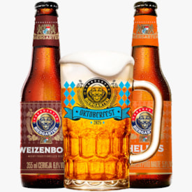 Assinatura Caixa da Alegria Explorador 2 Garrafas  com Copo