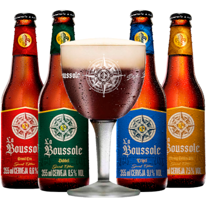 Imagem de Assinatura Caixa da Alegria Explorador 4 Cervejas e 1 Copo + Dois meses gratis Anual