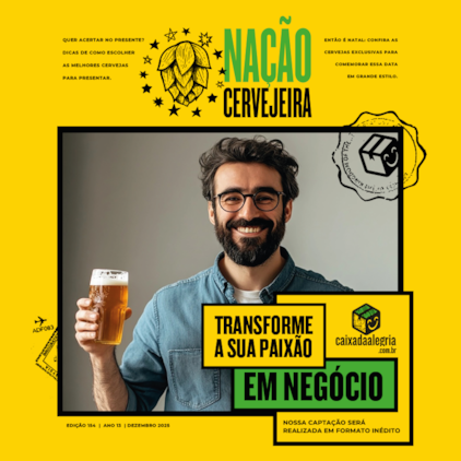 Assinatura Caixa da Alegria Explorador 4 Cervejas e 1 Copo + Dois meses gratis Anual Imagem de Assinatura Caixa da Alegria Explorador 4 Cervejas e 1 Copo + Dois meses gratis Anual