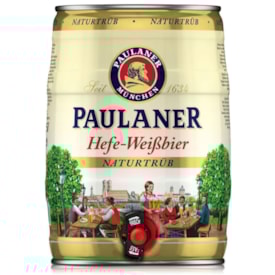 Barril de Cerveja Paulaner Hefe Weissbier Naturtrub 5L