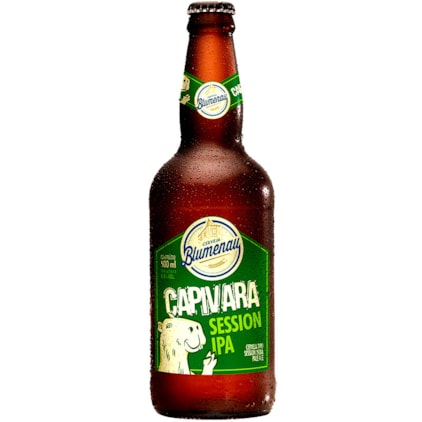 Blumenau Capivara Session IPA 500ml Imagem de Blumenau Capivara Session IPA 500ml