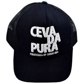 Boné Cervejaria Cevada Pura Preto