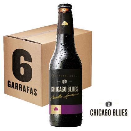 Caixa de Cerveja Chicago Blues Carvalho Americano 355ml c/6un - REVENDA