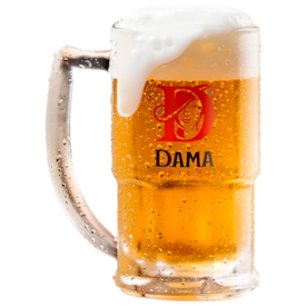 Caneca de Cerveja Dama Bier 300ml
