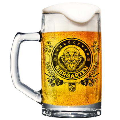 Caneca de Cerveja Verruckter Biergarden 330ml Imagem de Caneca de Cerveja Verruckter Biergarden 330ml