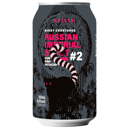 Cervea Moondri Night Creatures #2 RIS com Nibs de Cacau Lata 350ml Imagem de Cervea Moondri Night Creatures #2 RIS com Nibs de Cacau Lata 350ml