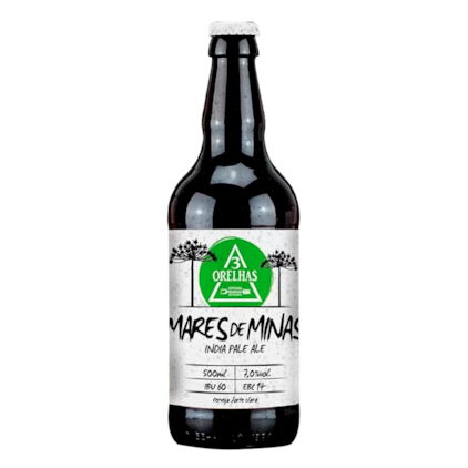 Cerveja 3 Orelhas Mares de Minas India Pale Ale Garrafa 500ml Imagem de Cerveja 3 Orelhas Mares de Minas India Pale Ale Garrafa 500ml