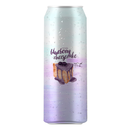 Cerveja 5 Elementos Blueberry Cheesecake Imperial Sour Lata 473ml Imagem de Cerveja 5 Elementos Blueberry Cheesecake Imperial Sour Lata 473ml