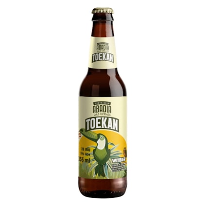 Cerveja Abadia Toekan Witbier Garrafa 355ml Imagem de Cerveja Abadia Toekan Witbier Garrafa 355ml