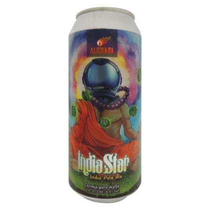 Cerveja Alienada India Star IPA Lata 473ml Imagem de Cerveja Alienada India Star IPA Lata 473ml