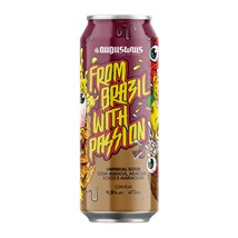 Cerveja Augustinus Imperial Sour From Brazil Whit Passion Lata 473ml