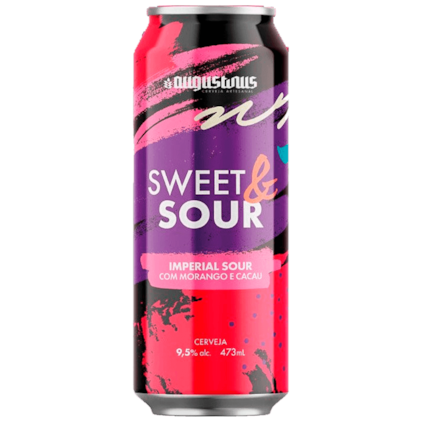 Cerveja Augustinus Sweet&Sour Imperial Sour Lata 473ml Imagem de Cerveja Augustinus Sweet&Sour Imperial Sour Lata 473ml