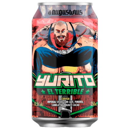 Cerveja Augustinus Yurito, El Terrible Imperial Stout Lata 350ml Imagem de Cerveja Augustinus Yurito, El Terrible Imperial Stout Lata 350ml
