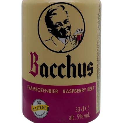 Cerveja Bacchus Frambozernbier Lata 330ml Imagem de Cerveja Bacchus Frambozernbier Lata 330ml