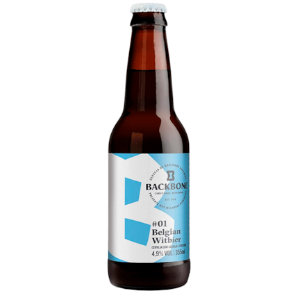 Cerveja Backbone #01 Belgian Witbier Garrafa 355ml Imagem de Cerveja Backbone #01 Belgian Witbier Garrafa 355ml