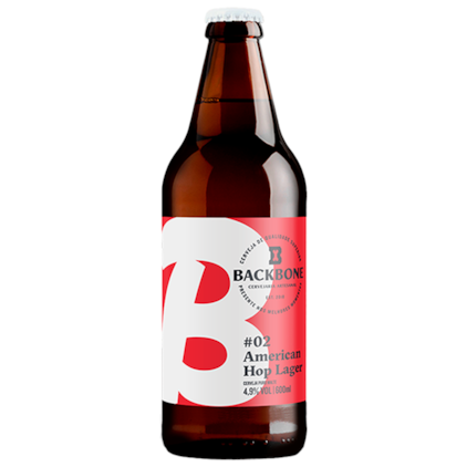 Cerveja Backbone #02 American Hop Lager Garrafa 600ml Imagem de Cerveja Backbone #02 American Hop Lager Garrafa 600ml