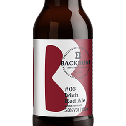Cerveja Backbone #5 Irish Red Ale Garrafa 355ml Imagem de Cerveja Backbone #5 Irish Red Ale Garrafa 355ml