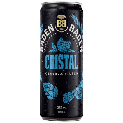 Cerveja Baden Baden Cristal Pilsen Lata 350ml Imagem de Cerveja Baden Baden Cristal Pilsen Lata 350ml