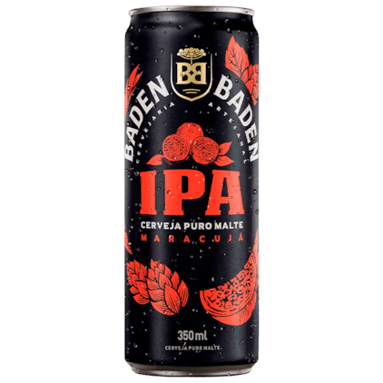 Cerveja Baden Baden IPA Maracujá Lata 350ml Imagem de Cerveja Baden Baden IPA Maracujá Lata 350ml