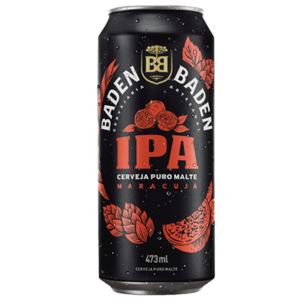 Cerveja Baden Baden IPA Maracujá Lata 473ml Imagem de Cerveja Baden Baden IPA Maracujá Lata 473ml