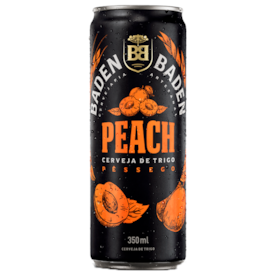 Cerveja Baden Baden Peach Hefeweizen Lata 350ml