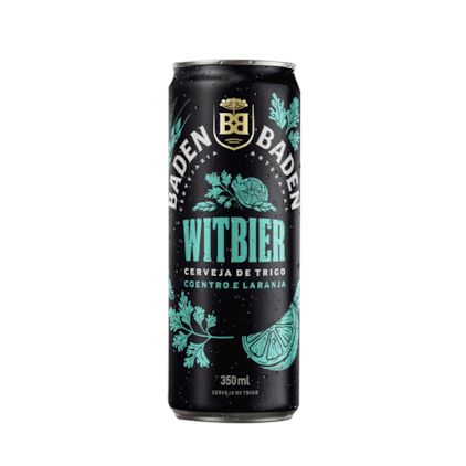 Cerveja Baden Baden Witbier Lata 350ml Imagem de Cerveja Baden Baden Witbier Lata 350ml