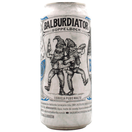 Cerveja Balbúrdia Balburdiator Doppelbock Lata 473ml Imagem de Cerveja Balbúrdia Balburdiator Doppelbock Lata 473ml