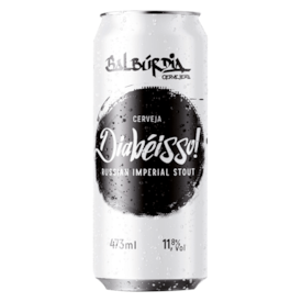 Cerveja Balbúrdia + Colab 5 Elementos Diabéisso Russian Imperial Stout Lata 473ml