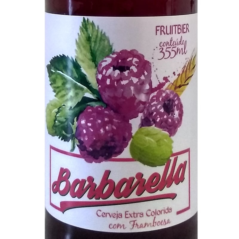 Cerveja Barbarella Framboesa Garrafa 355ml